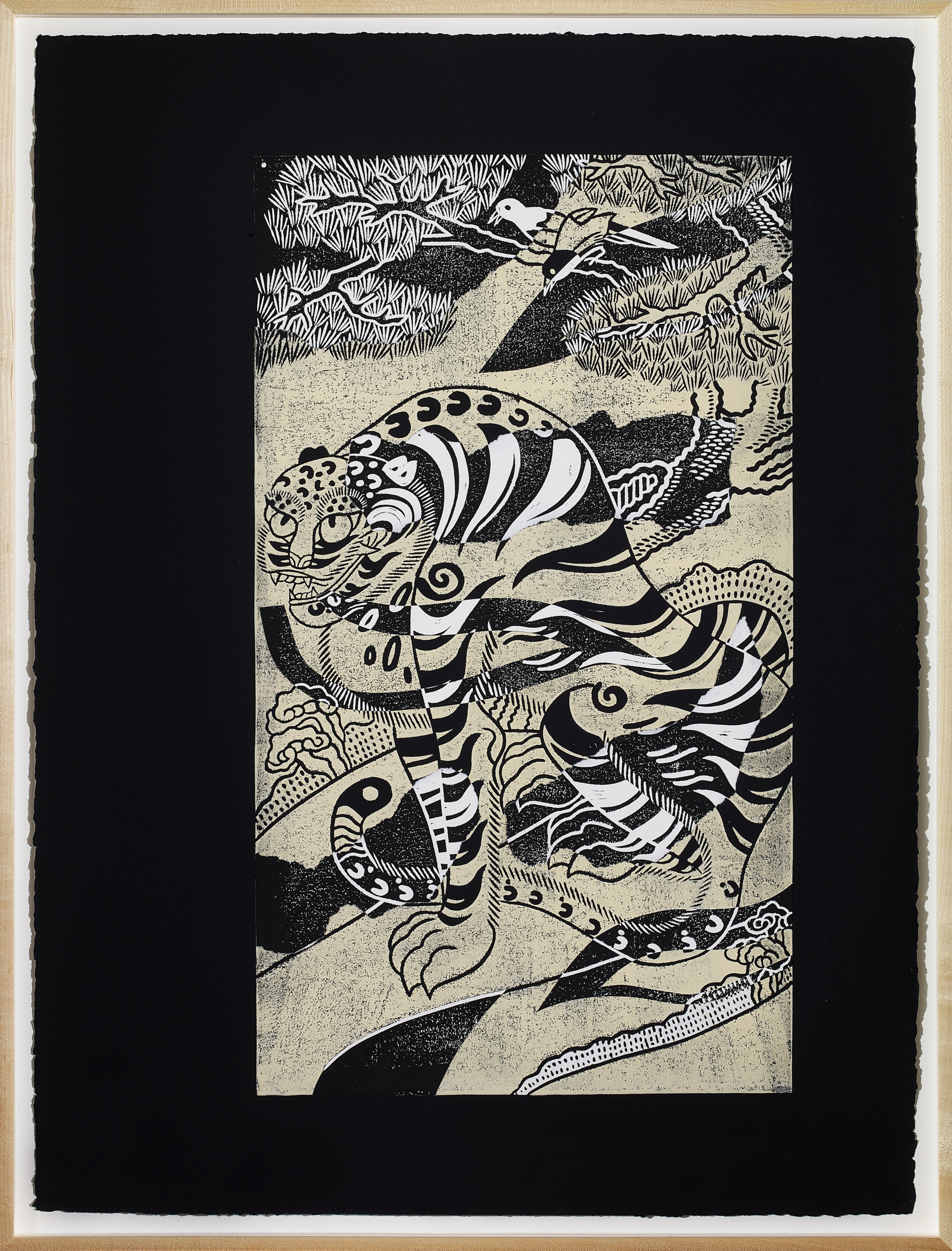 Mountain Deity in the Autumn fog