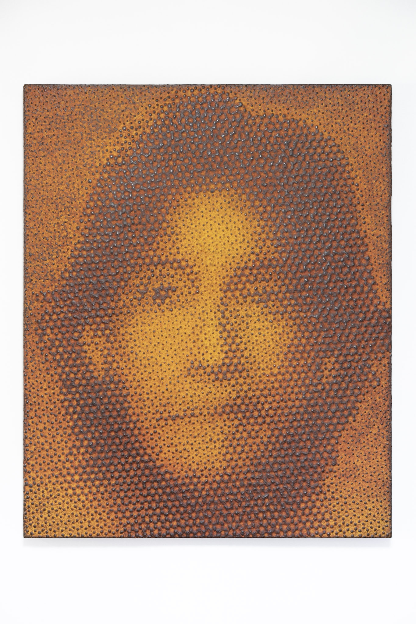 iron-oxide painting “B.W./D****88”