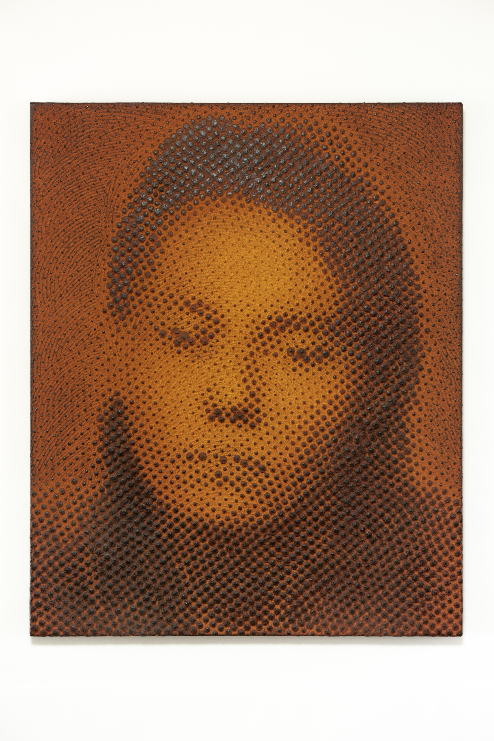 iron-oxide painting “T.A./D****70”