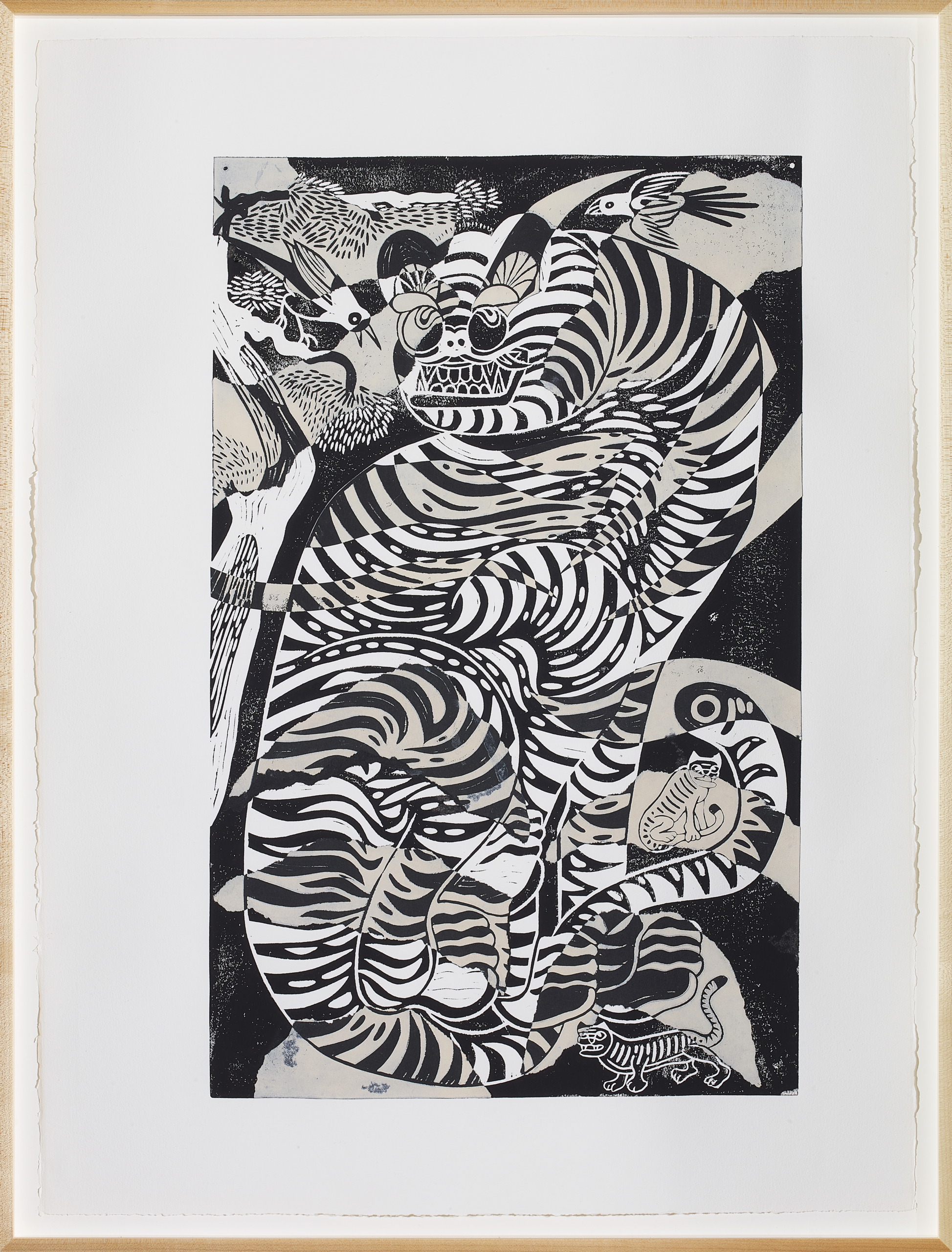 Mountain Deity in the Autumn fog